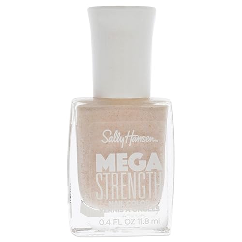 Sally Hansen Mega Strength Nail Color, She's My Rock, 0.4 Fl Oz, 30230498072