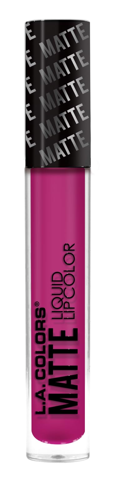 L.A. COLORS Matte Liquid Lip Color, Pampered CLG413