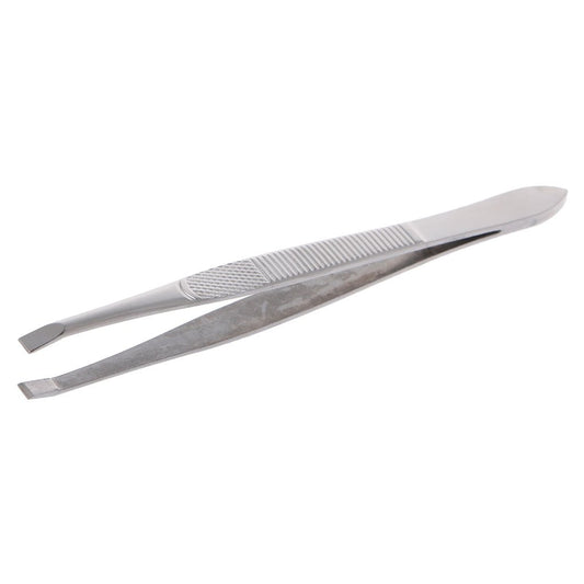 Atcdfuw Eyebrow Tweezers,Professional Stainless Steel Eyebrow Hair Removal Tweezer Flat Tip Tool New Beauty and Personal Care atcdfuw