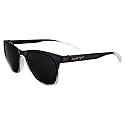 Islander Eyes Tahiti Polarized Sunglasses for Women Fashionable Gradient Grey Clear Frame w/Smoke Lens