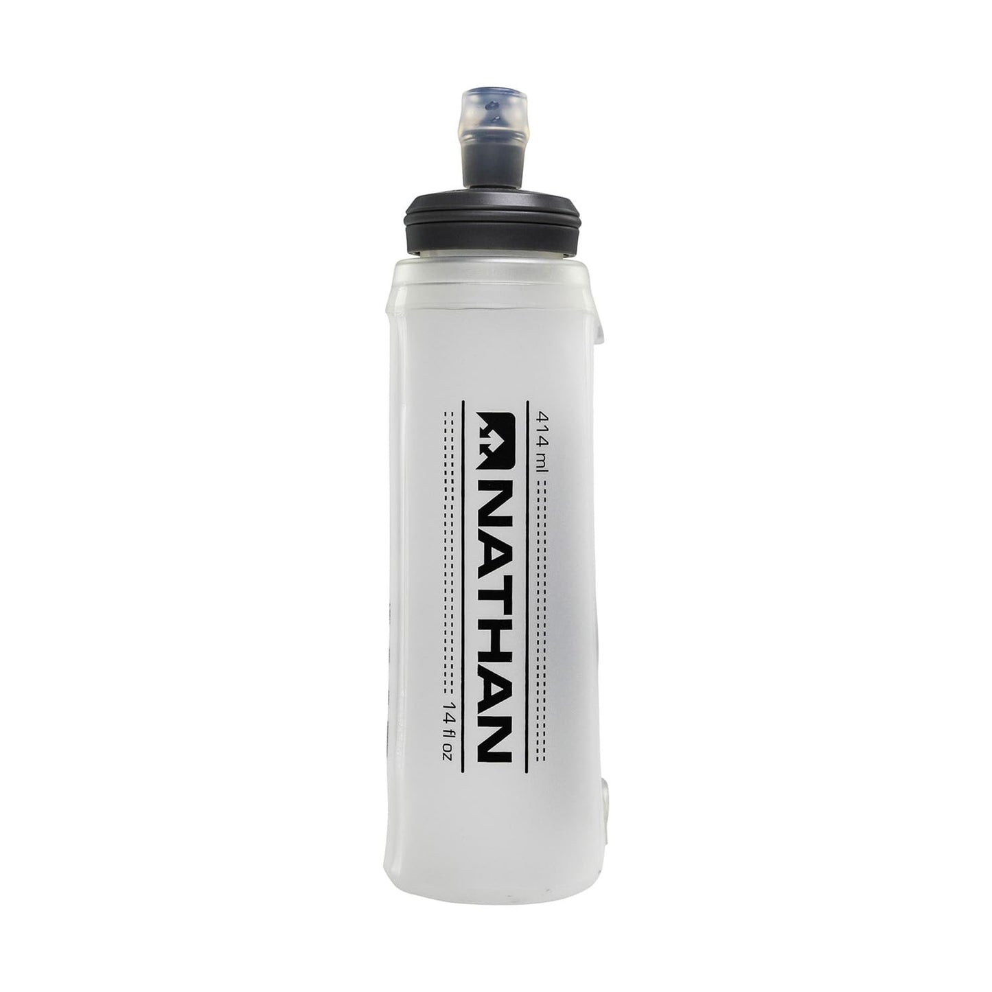 Nathan 14oz Soft Flask with Bite Top. Fits ALL Nathan Vests. Flexible Water Bottle