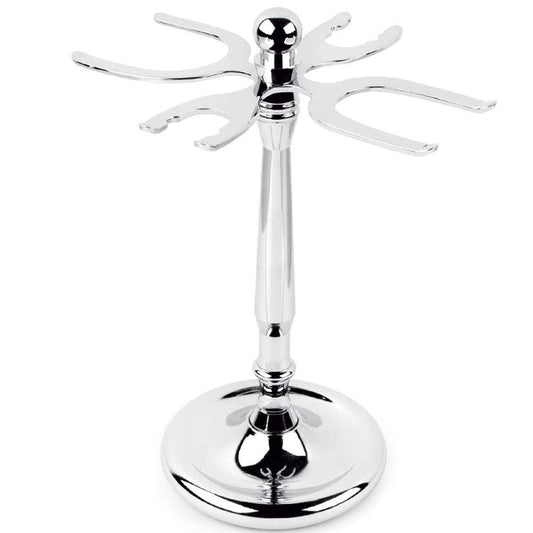 Mrisata 4 Prong s and Shave Brush Stand, Shaving Brush Holder Stand Tool, Shaving Accessories for Man, Holder, Holds 2 Double Safety s and 2 Shave Beauty and Personal Care Mrisata