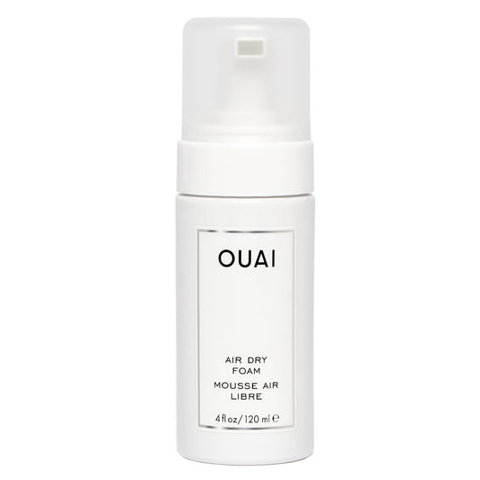 OUAI Air Dry Foam - Hair Mousse for Curly Hair & Beach Waves - Conditioning & Detangling With Kale and Carrot Extract - Paraben, Phthalate and Sulfate