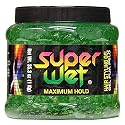 Super Wet Hair Styling Gel Green, 2.2 Pound
