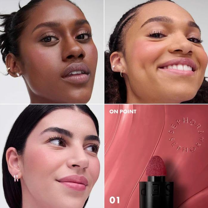 SEPHORA COLLECTION Blush & Go For Lip and Cheek - 01 ON POINT (7 ml/.23 Fl Oz)