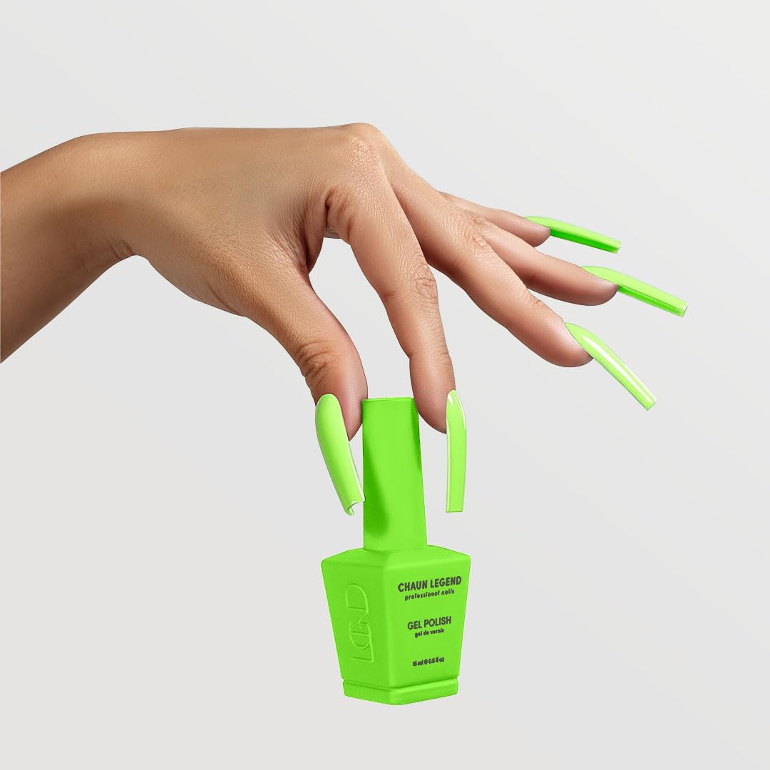 Chaun Legend UV Gel Nail Polish, 0.5 Ounce Long Lasting Salon Quality, Bubble Free Professional Manicures, Quick Dry, High Shine, Astro Turf LG5056 Beauty & Personal Care Chaun Legend Professional Nails