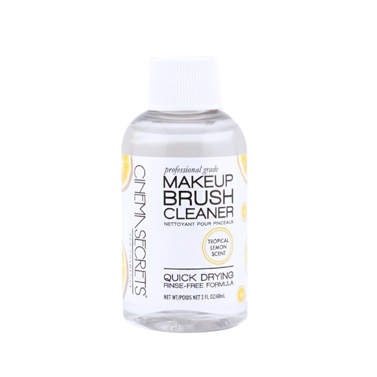 Cinema Secrets Original Makeup Brush Cleaner Solution - Professional Cleanser for Makeup Brushes - Quick-Drying, Rinse-Free Formula - Removes Stubborn