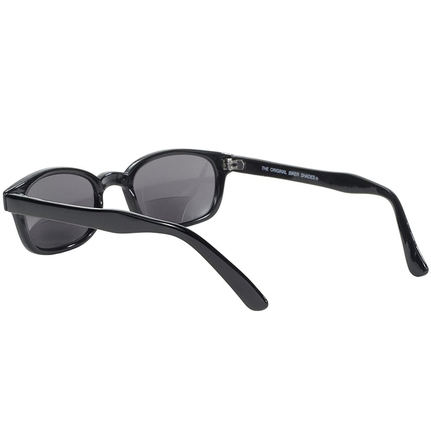 Pacific Coast Sunglasses X-Kd Readerz Smoke Lens 2.50 Rectangular Sunglasses, Black, 55mm, 60mm