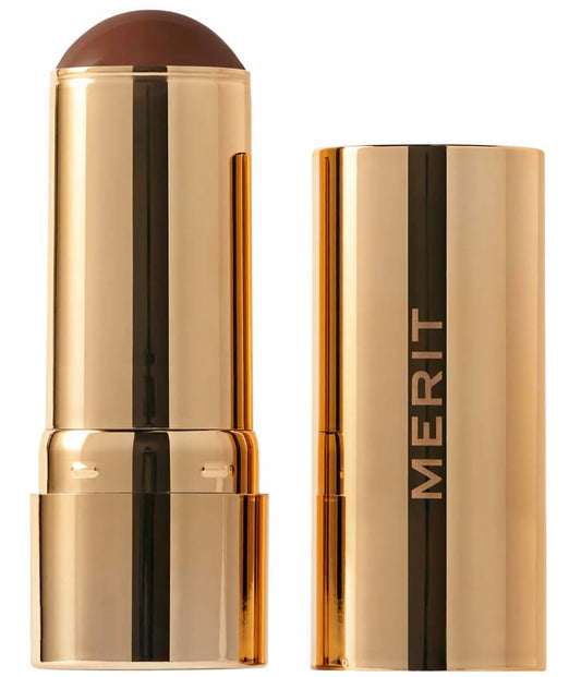 MERIT Bronze Balm Sheer Sculpting Bronzer LEO, 0.44 Fl Oz (Pack of 1)