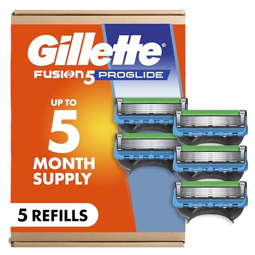 Gillette Fusion5 ProGlide Razor Blade Refills for Men, 5 Count Beauty and Personal Care Gillette Default Title