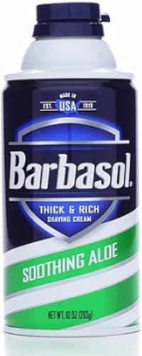 Barbasol Aloe Soothing Sh Size 10z Barbasol Aloe Soothing Shave, 10 Ounce