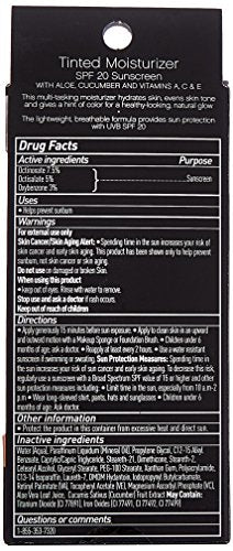 e.l.f. Tinted Moisturizer SPF 20, Sand, 0.88 Ounce
