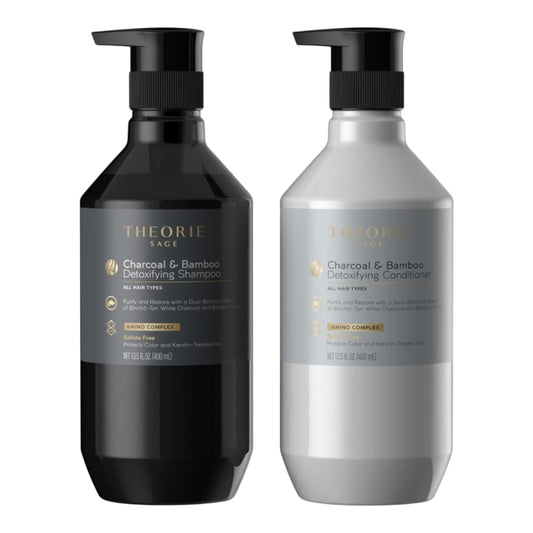 Charcoal & Bamboo Detoxifying Shampoo & Conditioner Set 13.5 fl. oz. (400ml)