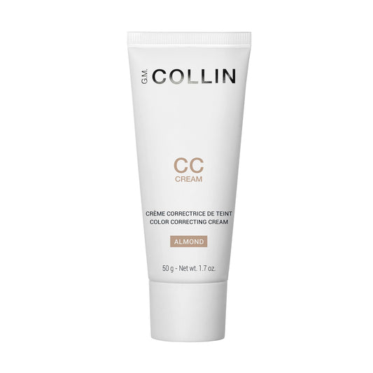 G.M. COLLIN CC Cream (Almond) | Tinted Face Moisturizer | Color Correcting Skin Care with Hydrating Hyaluronic Acid