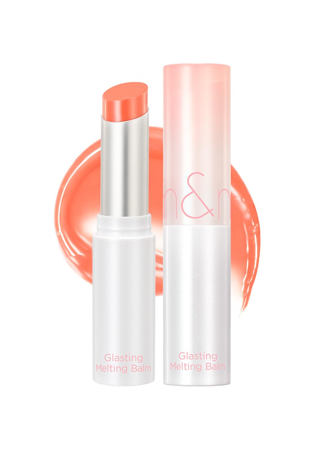 rom&nd GLASTING MELTING BALM 08 CORALIA - Hydrating Lip Gloss Balm for Juicy, Plump, & Vivid Coral Shine Beauty and Personal Care rom&nd Default Title