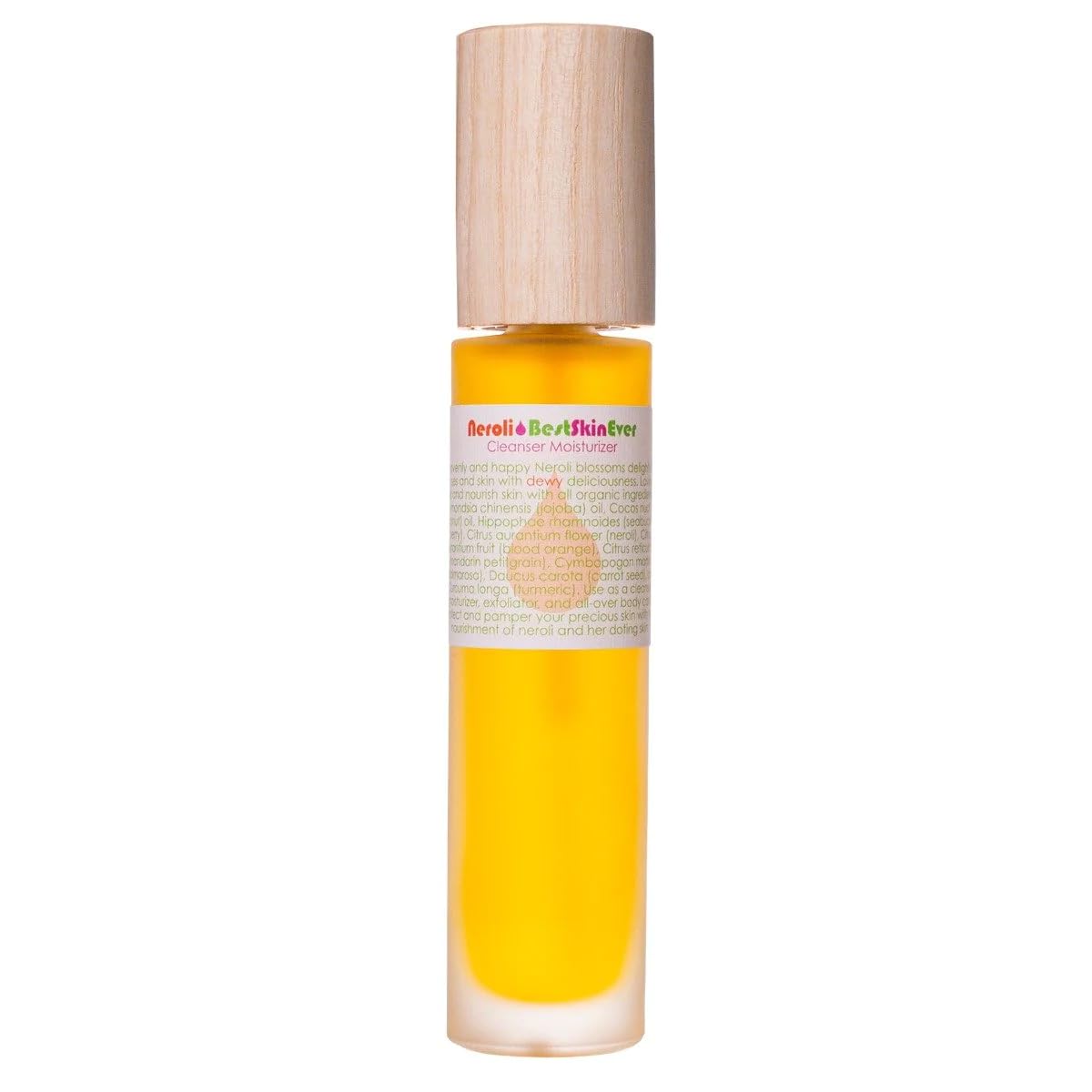 LIVING LIBATIONS - Organic Best Skin Ever All-In-One Facial Cleanser, Exfoliator + Moisturizer | Natural, Wildcrafted, Vegan Clean Beauty (Neroli, 1.7