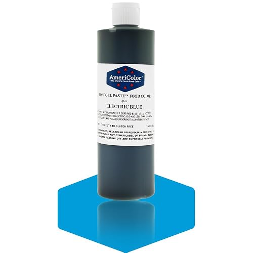 ELECTRIC BLUE 13.5 Ounce Soft Gel Paste Food Color