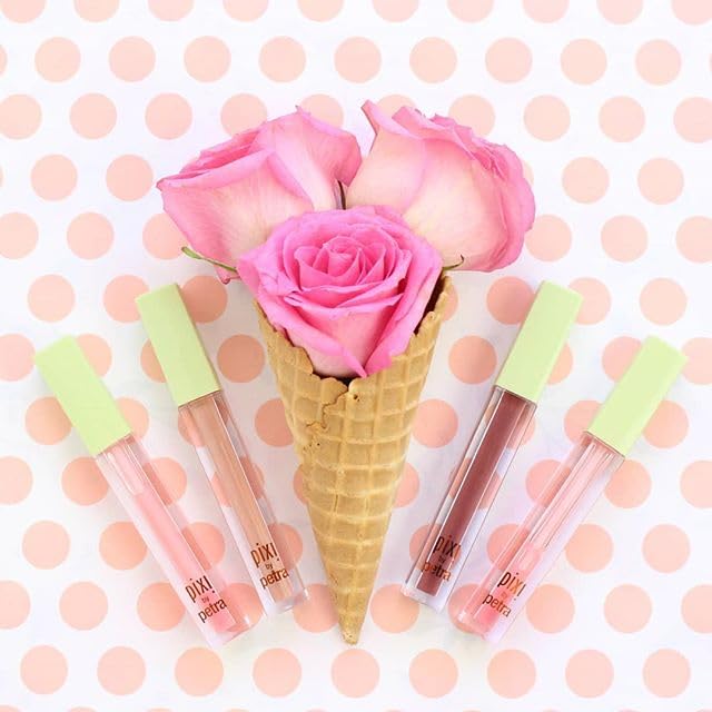 Pixi LipLift Max | Volumizing Lip Plumper with Peptides, Jojoba Oil & Aloe | Glossy Finish with Cooling Mint Tingle | Wear Alone or Over Lipstick |