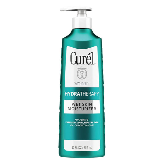Curel Hydra Therapy 12 Ounce Wet Skin Moisturizer Pump (354ml) (2 Pack)
