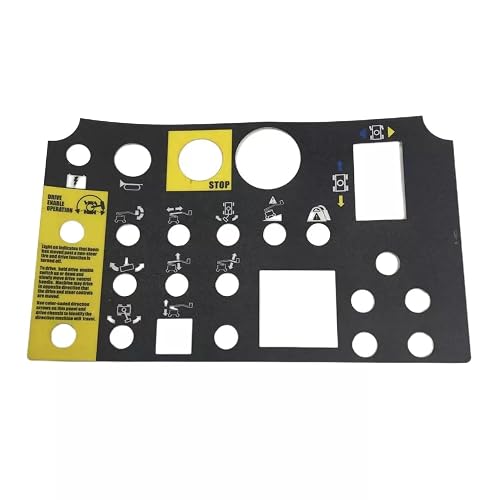 HNARL Platform Control Panel Decal 72081GT 72081 for Genie Boom Lift Z-34/22N Z-34/22 DC Z-34/22 Bi-Energy Z-30/20N