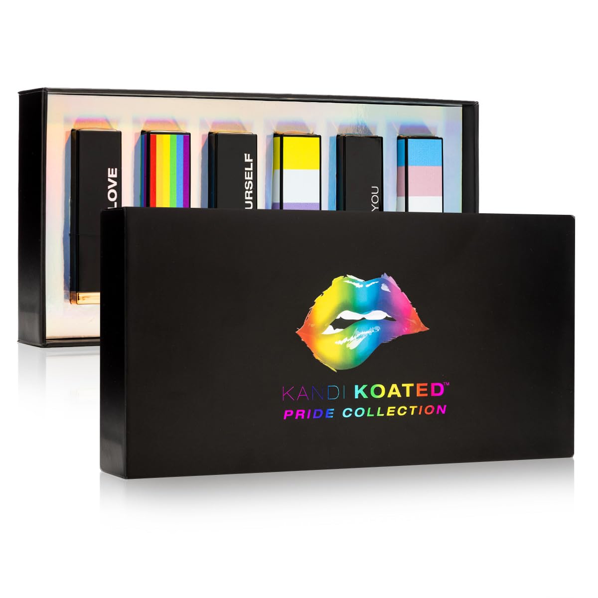 Kandi Koated Proud of You Pride Lipstick Collection - Special Edition Commemorative Set | Creamy Lipstick Set | Rich Color, Paraben-Free, Cruelty-Free