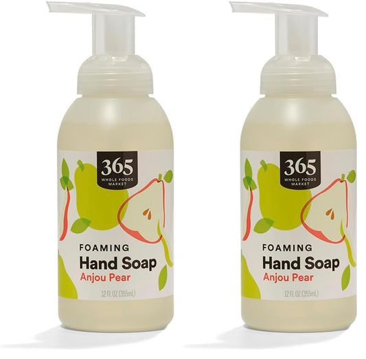 365 by Whole Foods Market, Hand Soap Foaming Anjou Pear, 12 Fl Oz (Pack of 2) Beauty and Personal Care 365 by Whole Foods Market Default Title