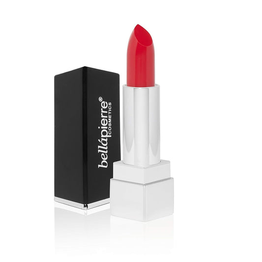 bellapierre Mineral Lipstick - Long-Lasting Natural Lip Color, Nourishing Mineral Wax Formula with Vitamin E & C, Sun-Protective, Non-Toxic