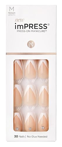 Kiss Impress Press-On-Manicure Kit 30 Count So French (Pack of 2) Beauty & Personal Care KISS
