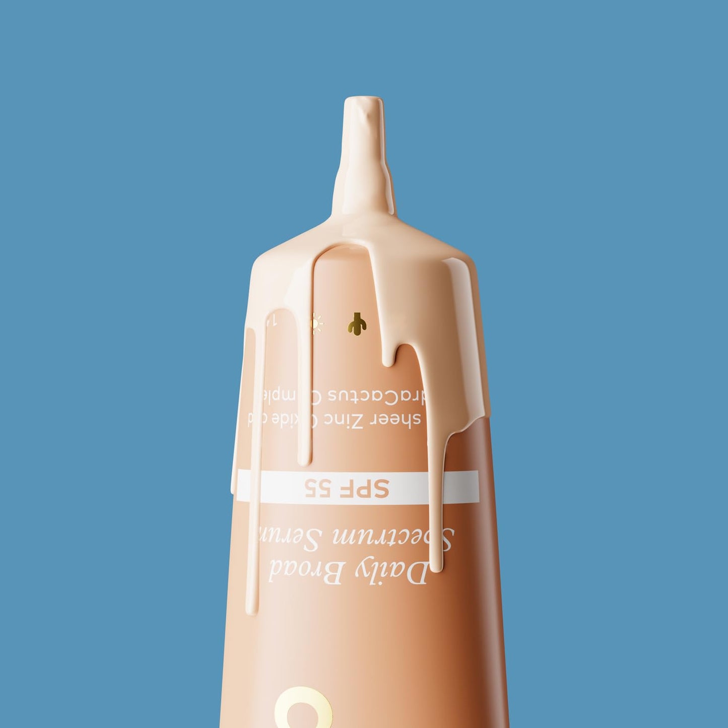 Onekind Solardrops SPF 55 Daily Mineral Sunscreen Serum for Sensitive Skin, Lightweight Wrinkle Defense Non-Comedogenic Zinc Oxide Formula with UVA