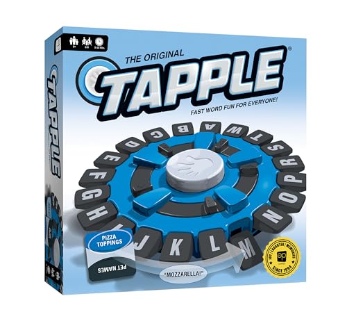 The Original TAPPLE, The Fast-Paced Family Board Game, Choose a Category & Race Against the Timer to be the Last Player, Learning Word Game for Ages…