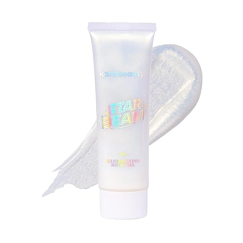 Kara Beauty STARBEAM Illuminating Body Gel with Argan Oil, Lightweight Non Sticky Body Shimmer and Glitter Gel for Radiant Glow, Buildable Body Makeup