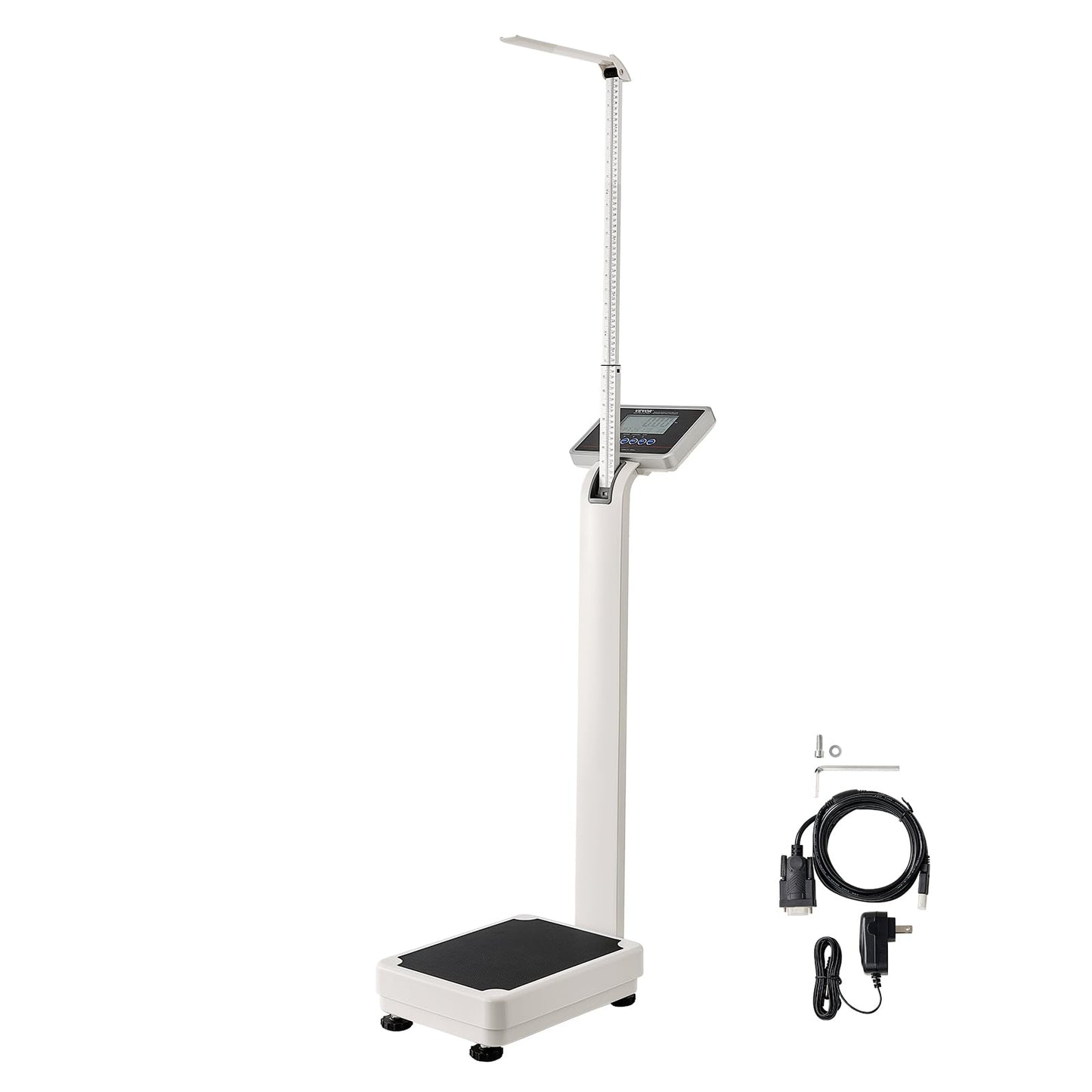 VEVOR Medical Digital Scale, Professional Physician Scale for Weight Height, Multi-Function Medical Physician Scale with Built-in Height Rod, 2 Unit…
