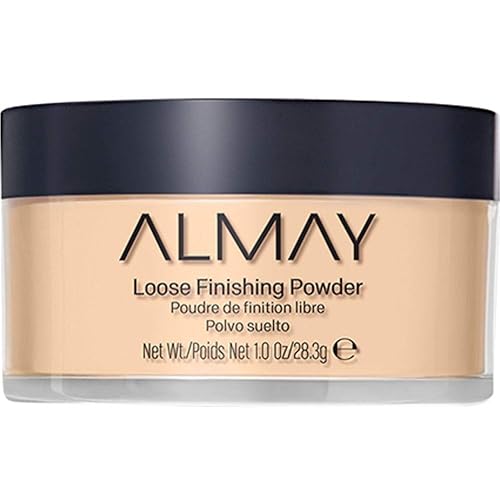Almay Setting Powder, Face Makeup, Matte Loose Powder, Hypoallergenic, Cruelty Free, 200 Light Medium, 1 Oz