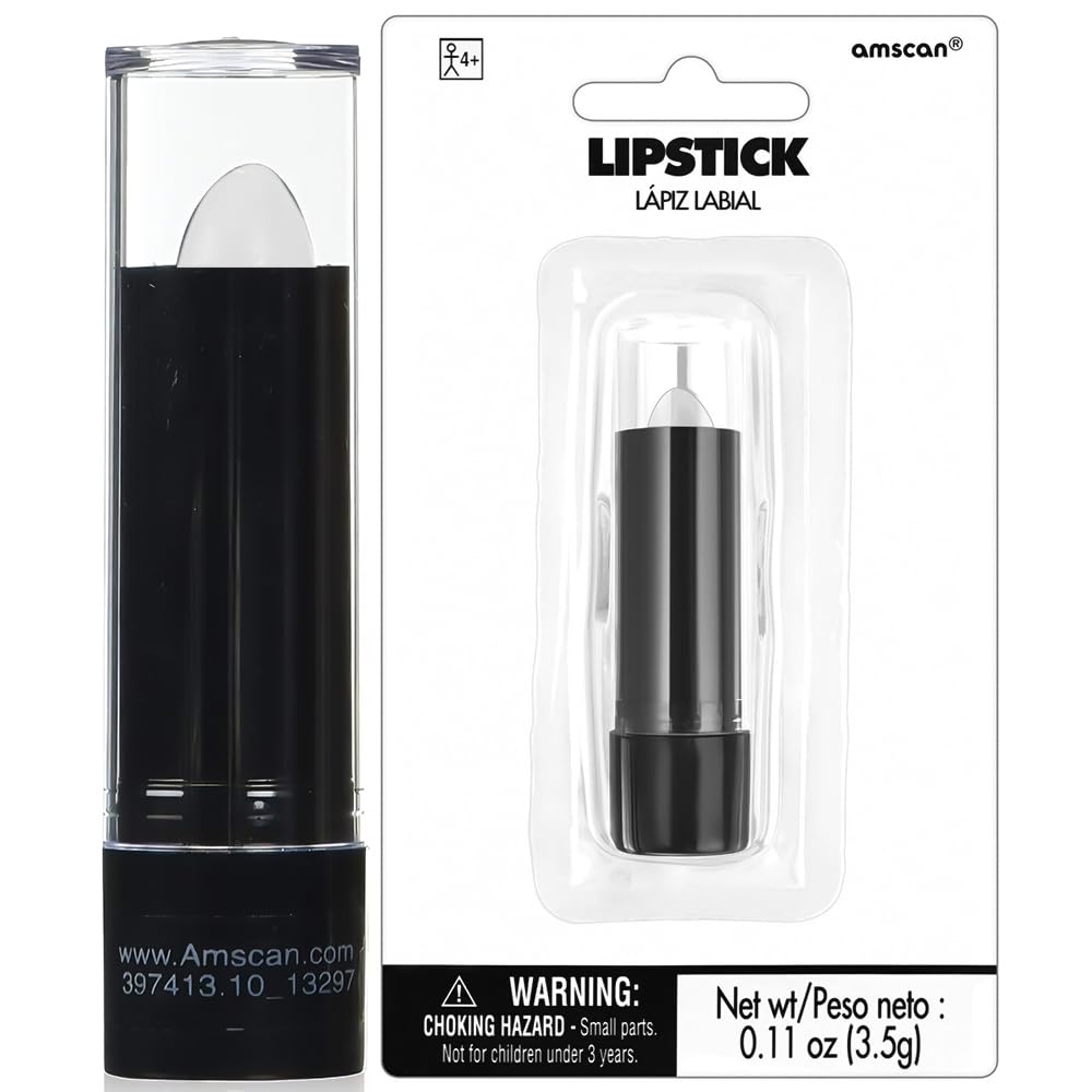 Bold and Beautiful White Lipstick - 3.5g (1 Pc.) - Perfect for Unforgettable Characters & Transformative Looks