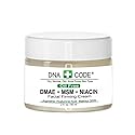 DNA CODE Skin Care OIL FREE-DMAE+MSM+NIACIN Firming Cream, 100% Pure Hyaluronic Acid, Argireline, Matrixyl 3000