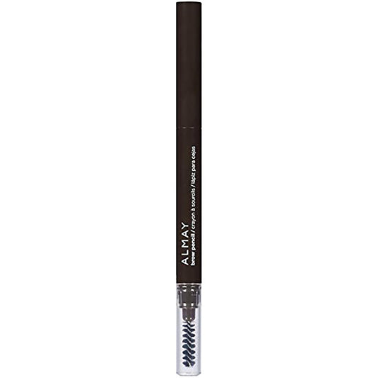 Almay Eyebrow Pencil with Spoolie Brush, Easy to Achieve Brows, Hypoallergenic, 802 Brunette