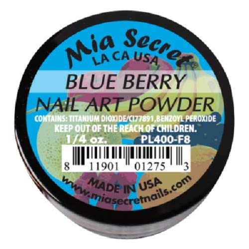 Mia Secret ACRYLIC POWDER - Fruity COLLECTION 1/4oz SINGLE BLUE BERRY Beauty & Personal Care Mia Secret