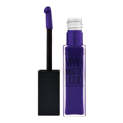 Maybelline New York Color Sensational Vivid Matte Liquid Lipstick, Wicked Berry, 0.26 fl. oz.