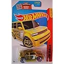 Hot Wheels, 2015 HW Race, Scion XB [Translucent Yellow] Die-Cast Vehicle #144/250
