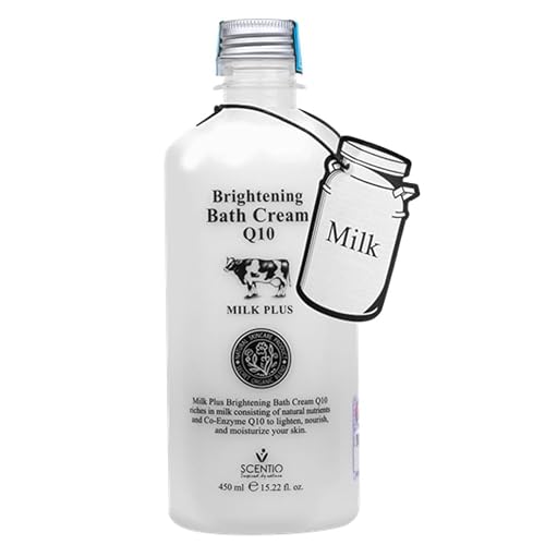 SCENTIO MILK PLUS SHOWER CREAM 450 ML.