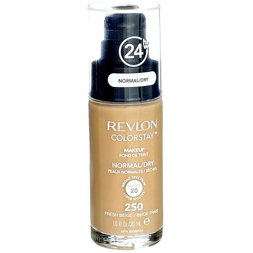 Revlon ColorStay Makeup with SoftFlex, Normal/Dry Skin, Fresh Beige 250, 1 Ounce (Pack of 2)