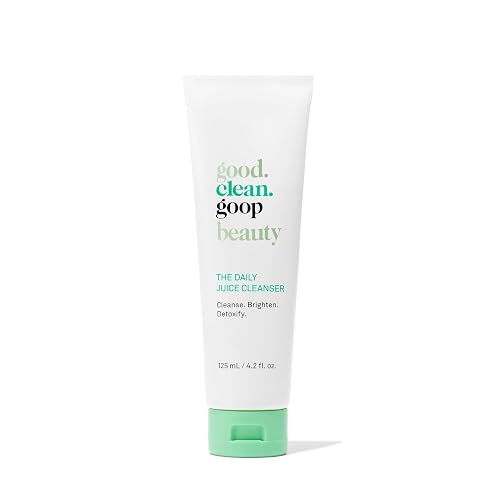 good.clean.goop beauty The Daily Juice Cleanser | Foaming Facial Cleanser to Hydrate & Cleanse Skin | Fruit Enzyme, Chlorella Extract & Spinach Leaf