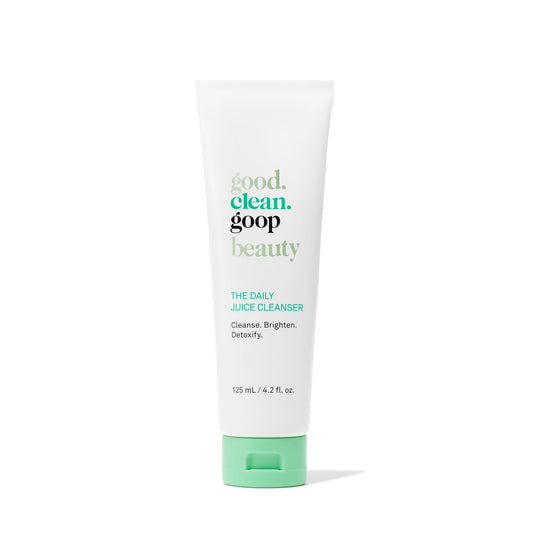 good.clean.goop beauty The Daily Juice Cleanser | Foaming Facial Cleanser to Hydrate & Cleanse Skin | Fruit Enzyme, Chlorella Extract & Spinach Leaf Beauty & Personal Care good.clean.goop