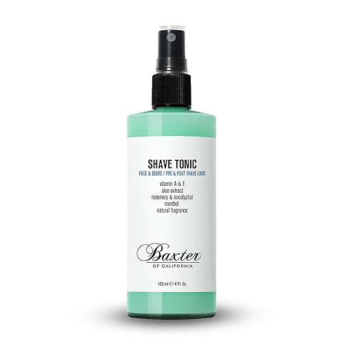 Baxter of California Shave Tonic For Men | Non-Drying | Hydrate & Strengthen | Aloe Extract and Eucalyptus | 4 fl oz.