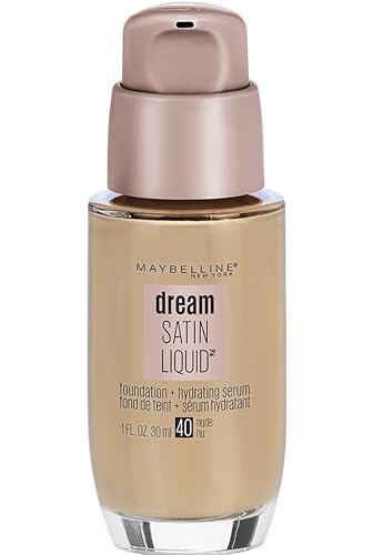 Maybelline New York Dream Satin Liquid Foundation, Honey Beige 1 oz