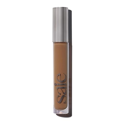 Saie Hydrabeam Under Eye Brightener - Sheer + Hydrating Concealer with Glycerin, Squalane + Cucumber Extract - Brightening Under Eye Concealer +