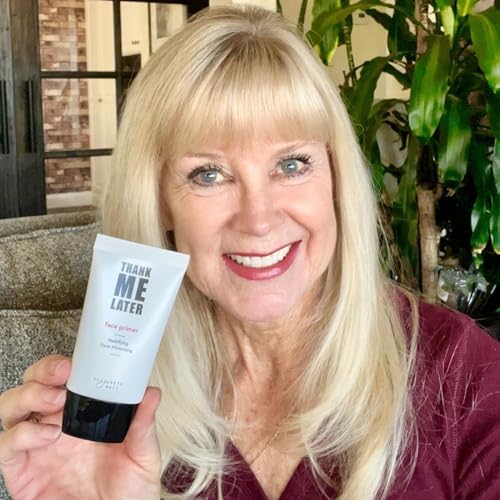 Elizabeth Mott Thank Me Later Face Primer - Mattifying Makeup Base Primer for Shine and Oil Control - Pore Minimizer, Smooths Wrinkles and Fine Lines
