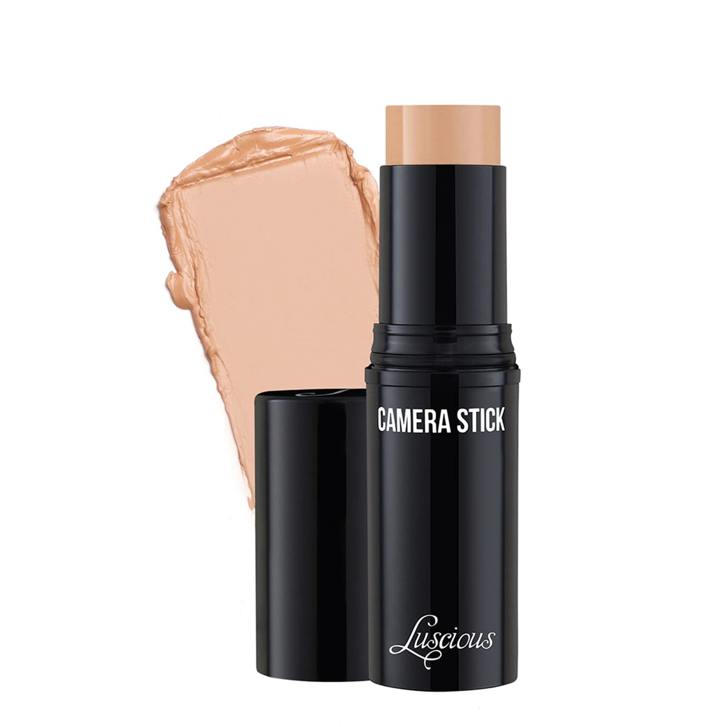 Camera Stick Foundation by True + Luscious - Full Coverage Cream Foundation - Non-Comedogenic & Hydrating Formula - Vegan, Paraben Free, & Cruelty