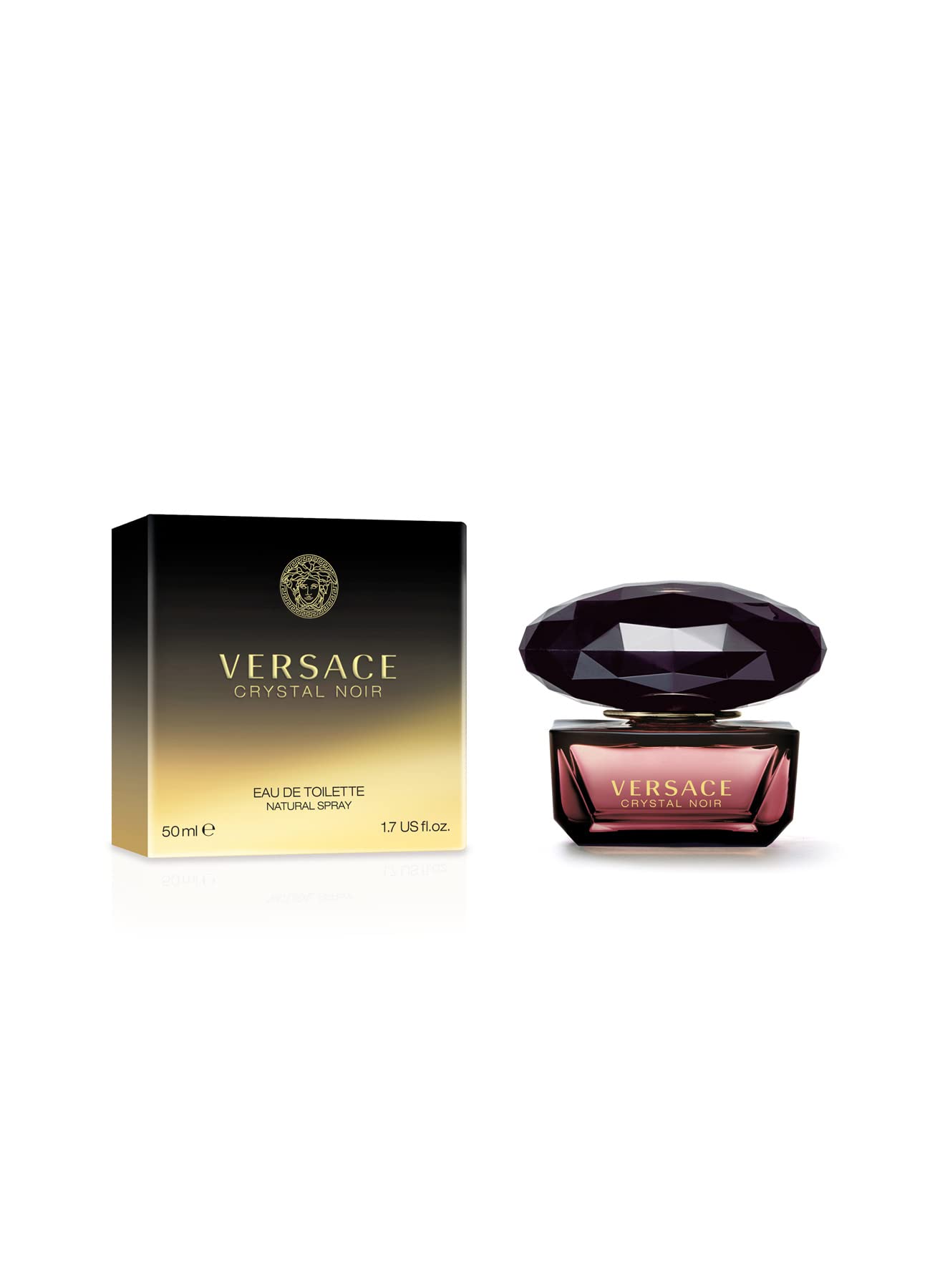 Versace Crystal Noir Eau de Toilette Spray for Women, 1.7 oz