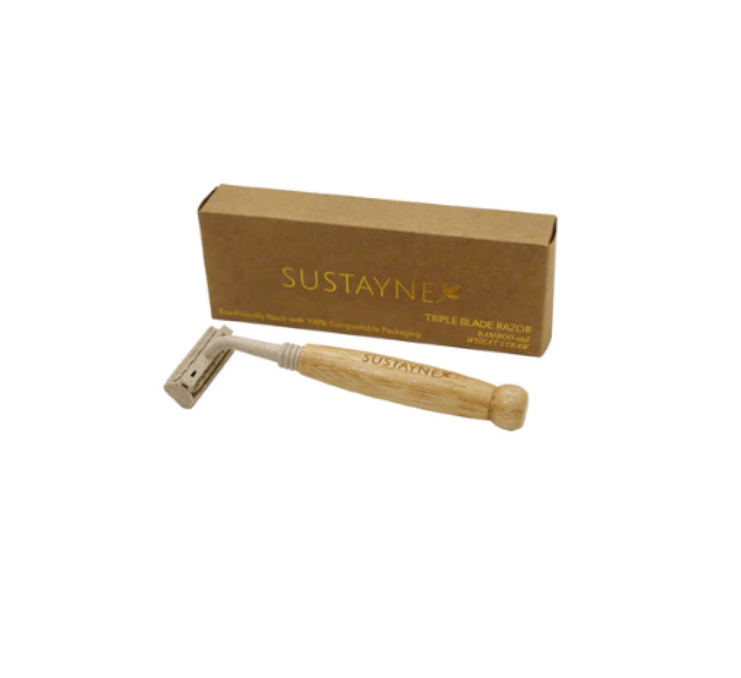 Sustayne Triple Blade Bamboo Razor (10) Beauty and Personal Care Sustayne